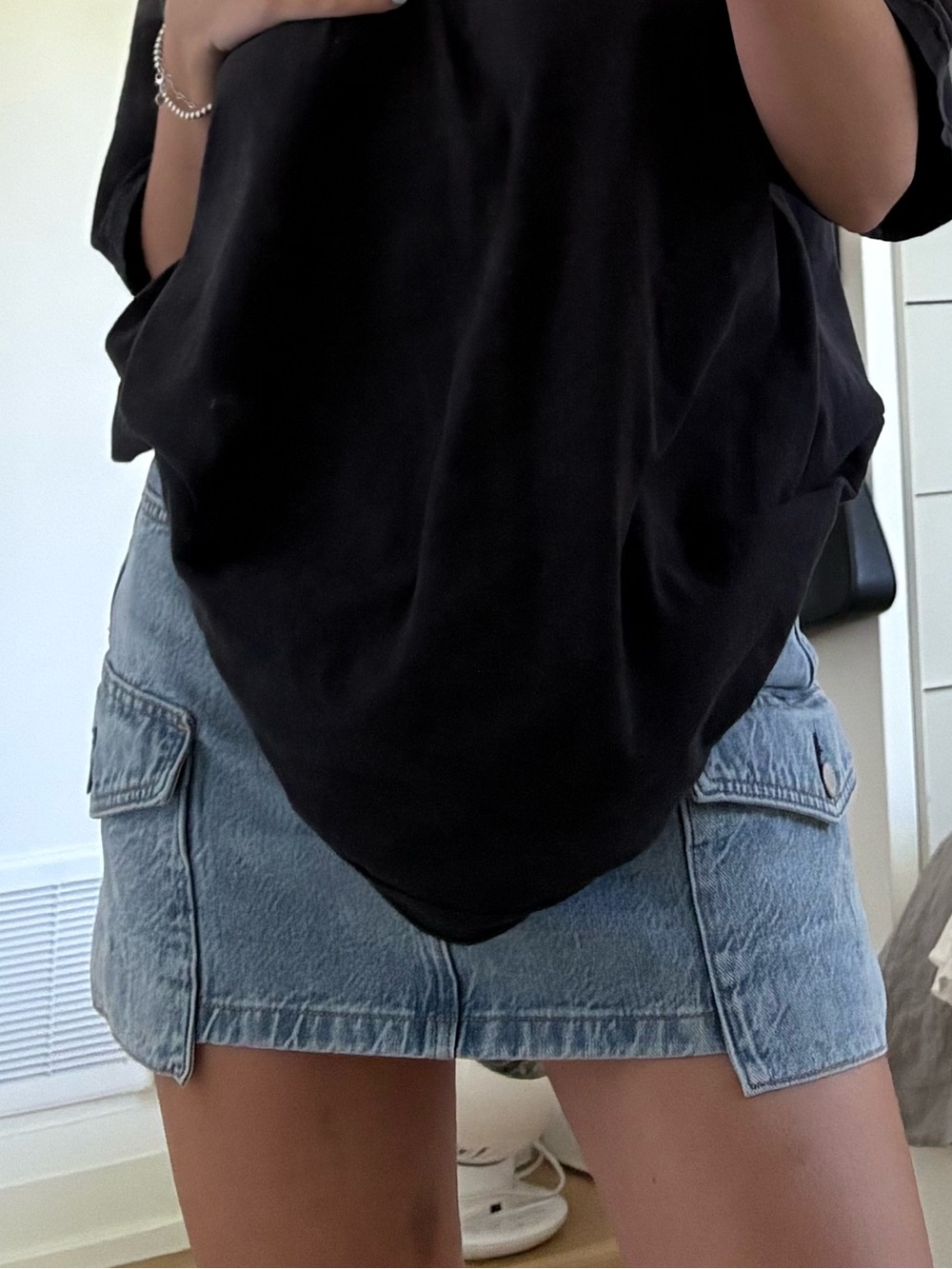 Cargo Jean Skirt